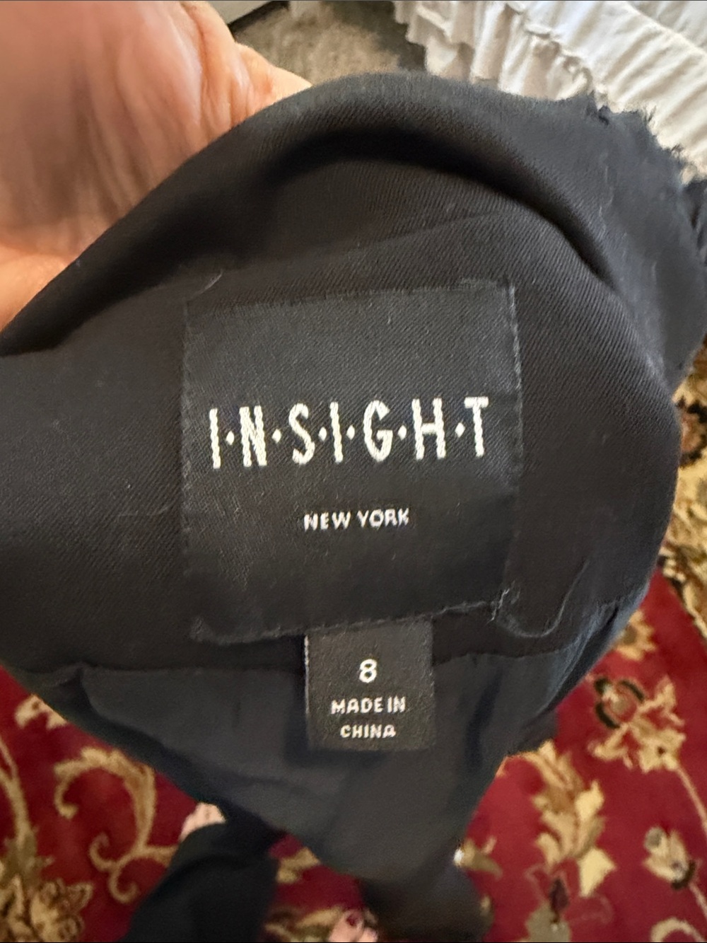 Insight Black lace Frayed-Trim Open Blazer - Picture 7 of 10